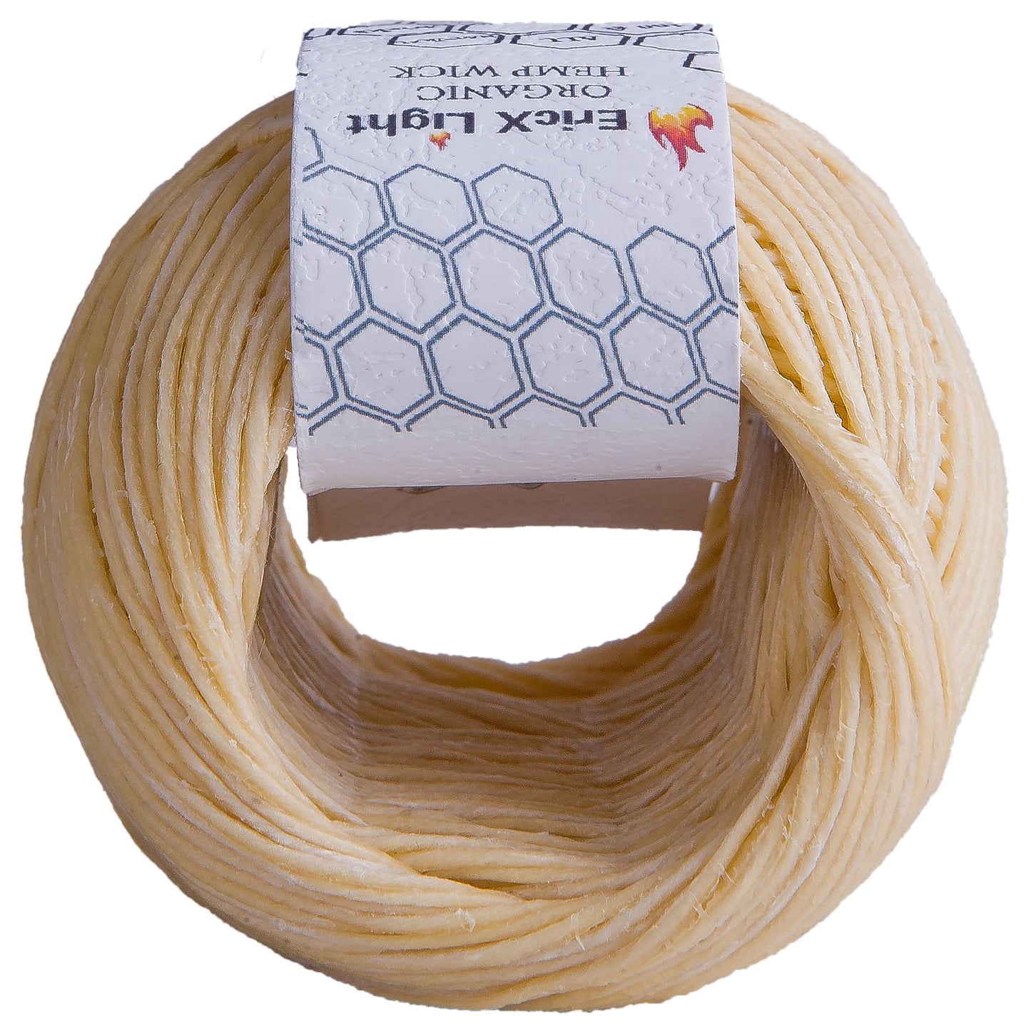 EricX Light Beeswax Hemp Wick,200 ft Spool, Organic Hemp Wick Well Coated with Beeswax,Standard Size(1.0mm)