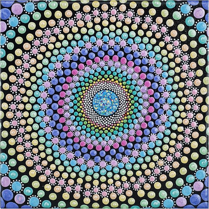 Trademark Fine Art Canvas Wall Art - Amy Diener 'Candy Swirl' Wall Art for Living Room, Bedroom, or Office Décor