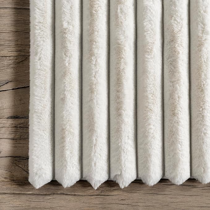 Nuloom SuperiorWash Collection Kai Off-White, 5' x 8', Fluffy and Cozy, High Traffic, Stain Resistant, Easy Clean, Durable Washable Area Rug for Bedroom, Living Room, Dining, Den, Foyer, Entryway