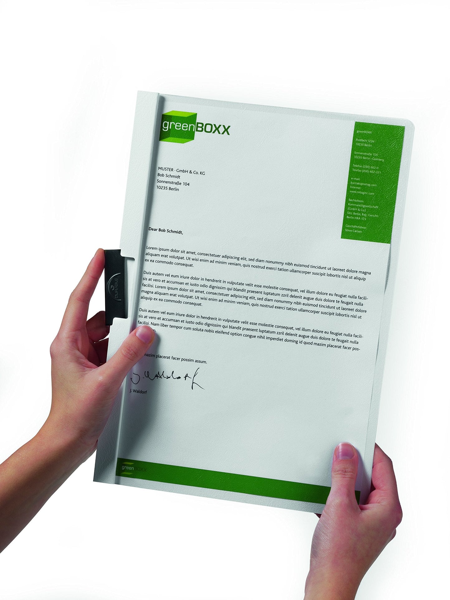 Durable Report Cover with DURACLIP - Letter-Size - Holds Up to 30 Pages - Clear Cover in Red - 25 Per Box