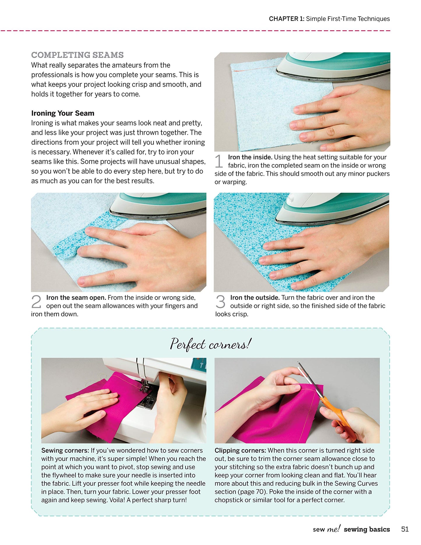 Sew Me! Sewing Basics: Simple Techniques and Projects for First-Time Sewers (Design Originals) Learn to Sew for Beginners with Easy Step-by-Step Projects from Seams to Zippers
