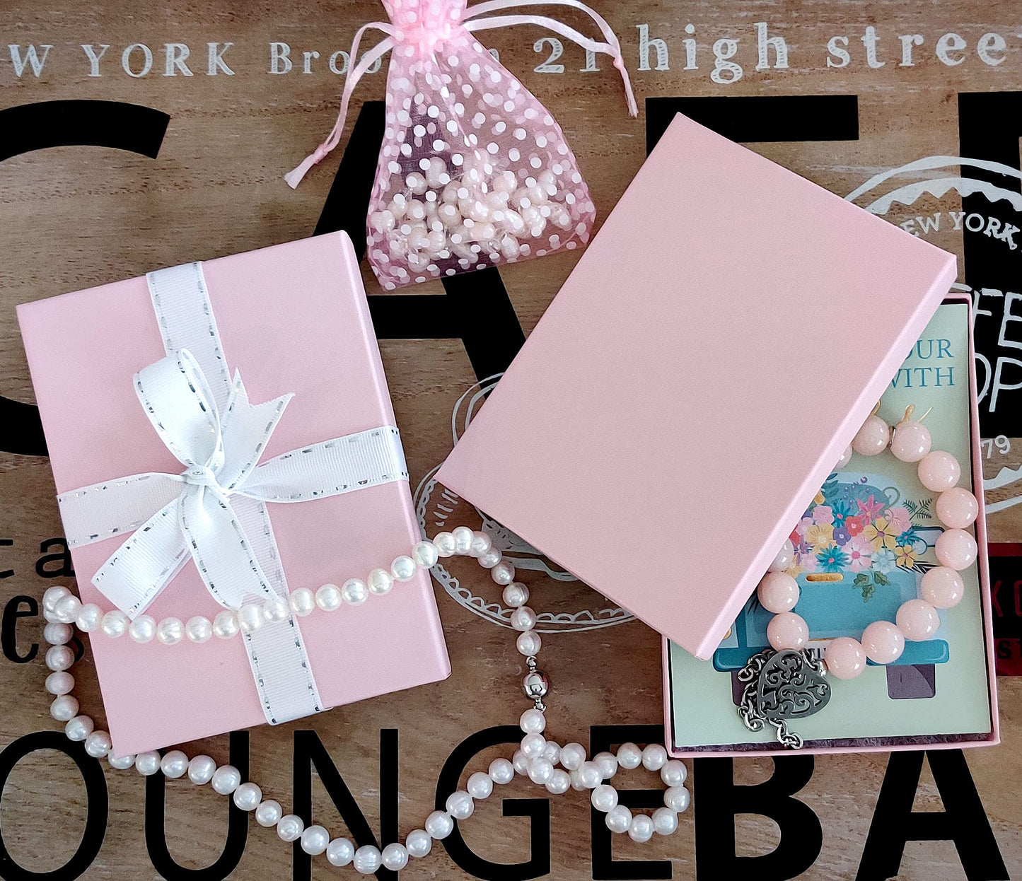 TheDisplayGuys - 25-Pack #65 Cotton Filled Cardboard Paper Jewelry Boxes Gift Case - Pastel Pink (6.2" x 5.2" x 1.1") - for Shipping or Storage