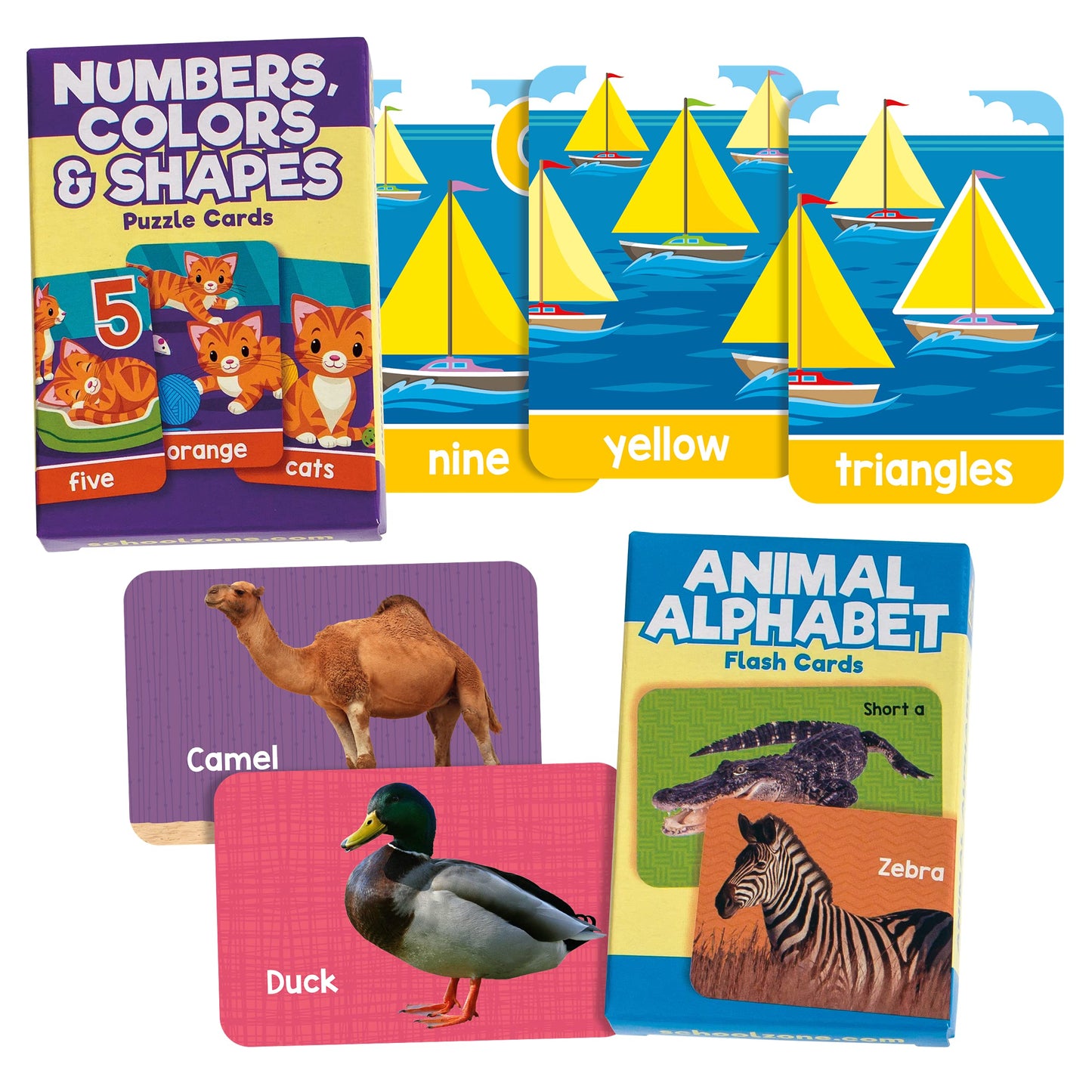 School Zone Preschool Learning Kit: Workbooks, Flash Cards, Early Reader Books & Educational Games Set, Reading, Writing, Math, Homeschool Curriculum, Kindergarten Readiness, Ages 3+