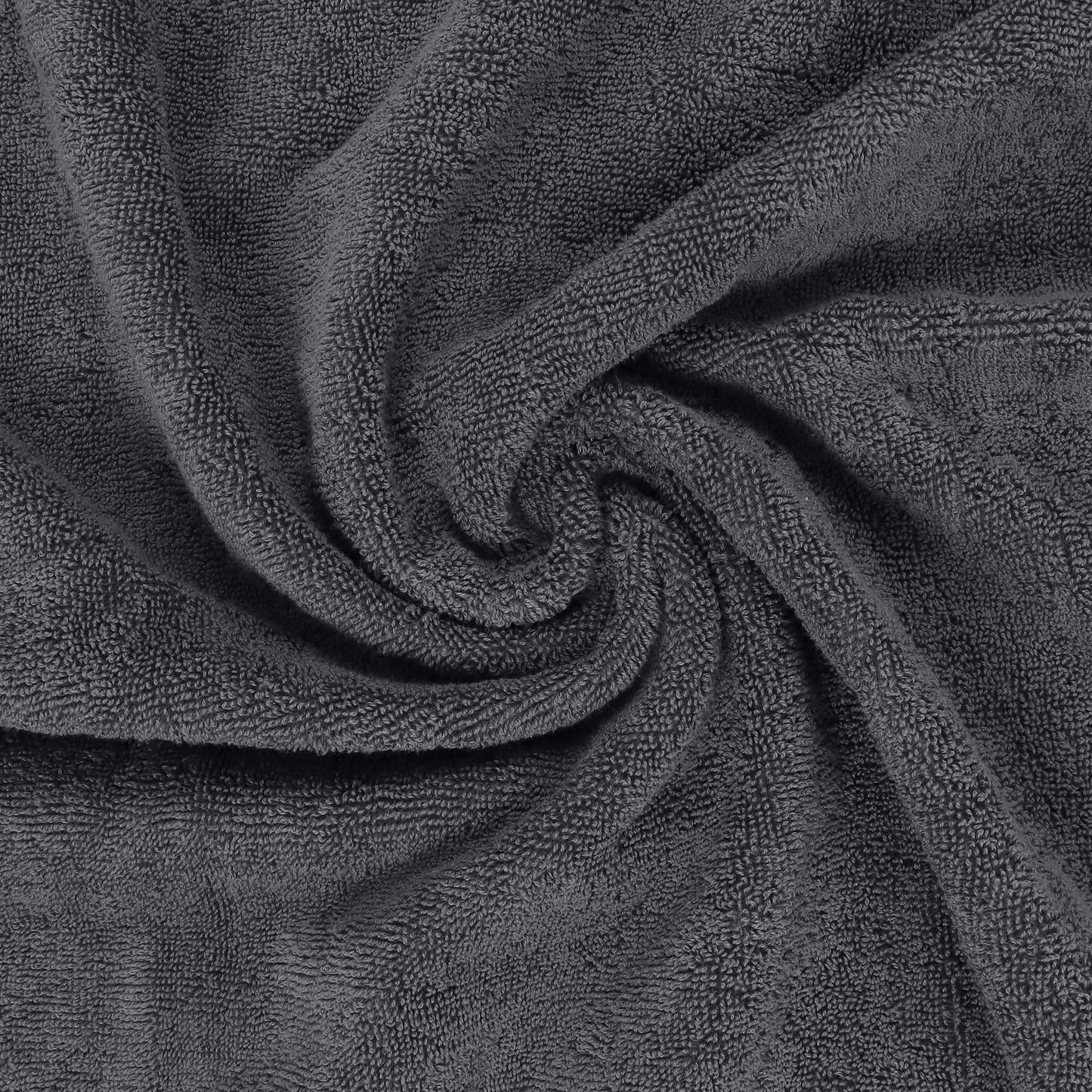 Utopia Towels 8 Piece Luxury Towel Set – Majestic Plush, Super Absorbent & Quicker-to-Dry, Thick 100% Ring Spun Cotton Towels for Bathroom, Spa & Hotel – 2 Bath, 2 Hand, 4 Washcloths, Grey