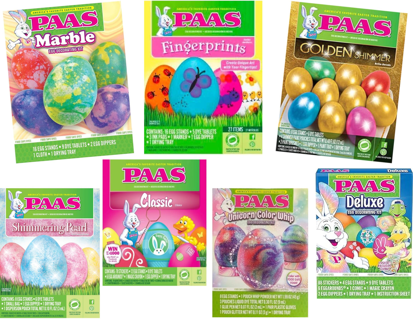 Paas Easter Egg Decorating Kit, Variety Pack of 5