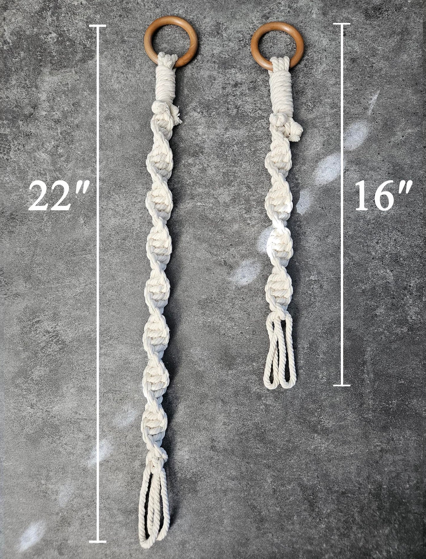 Macrame Plant Hanger Extender (16″-6packFBM)