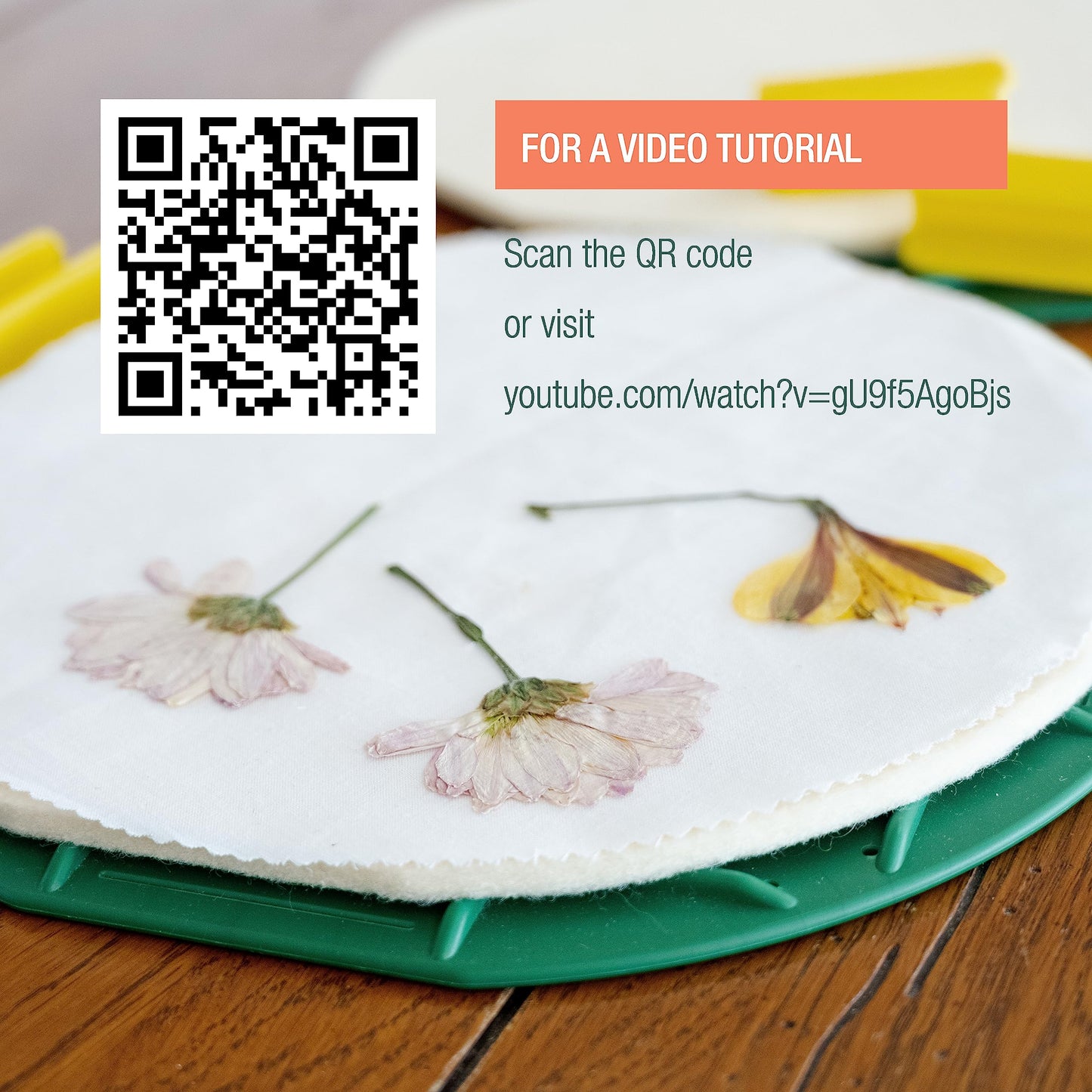 GSM Brands Microwave Flower Press Kit for Drying Leaf, Plant, and Flowers (10 Inch Round)