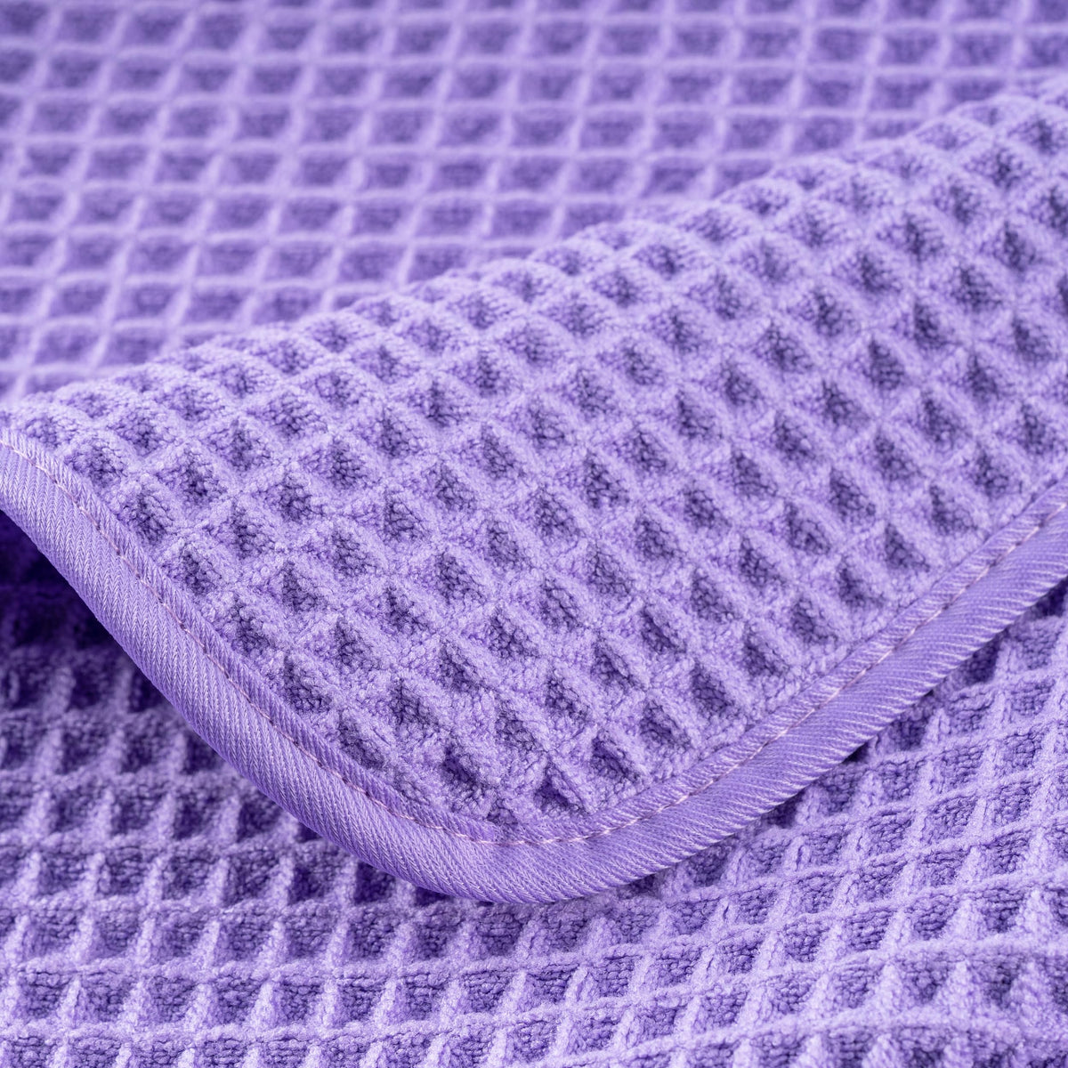 430 GSM Poly Blend Microfiber Quick Dry Waffle Bath Towel (4 Count)