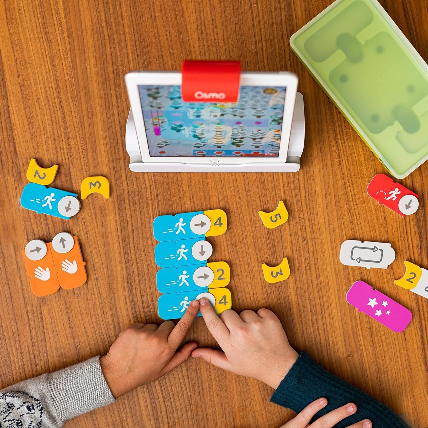 Osmo - Coding Family Bundle for iPad & Fire Tablet - 3 Educational Learning Games - Ages 5-10+ - Coding Jam, Coding Awbie, Coding Duo - STEM Toy (Osmo Base Required) (Amazon Exclusive)