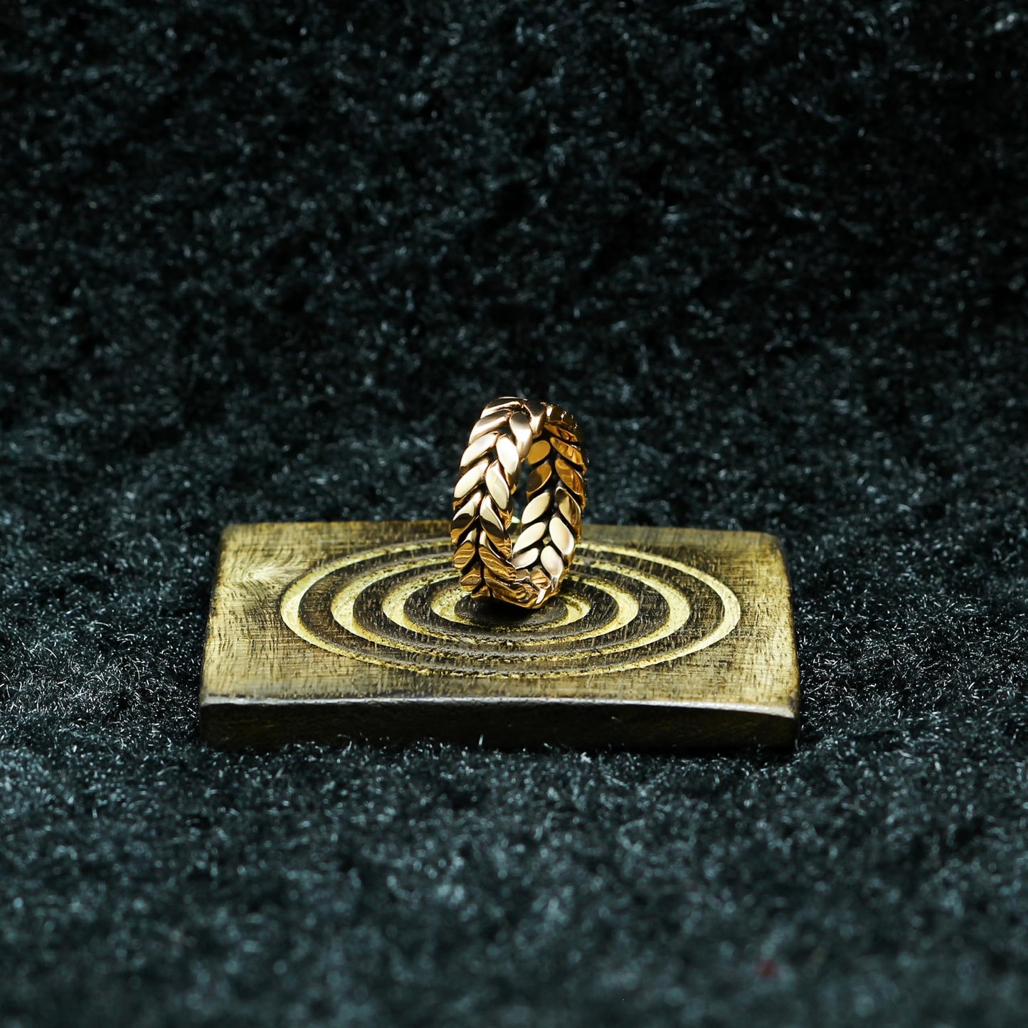Krishnaa Jewels Pure Copper Braided Twist Eternity HandCrafted Ring Gift Jewelry for Men and Women (7.5)