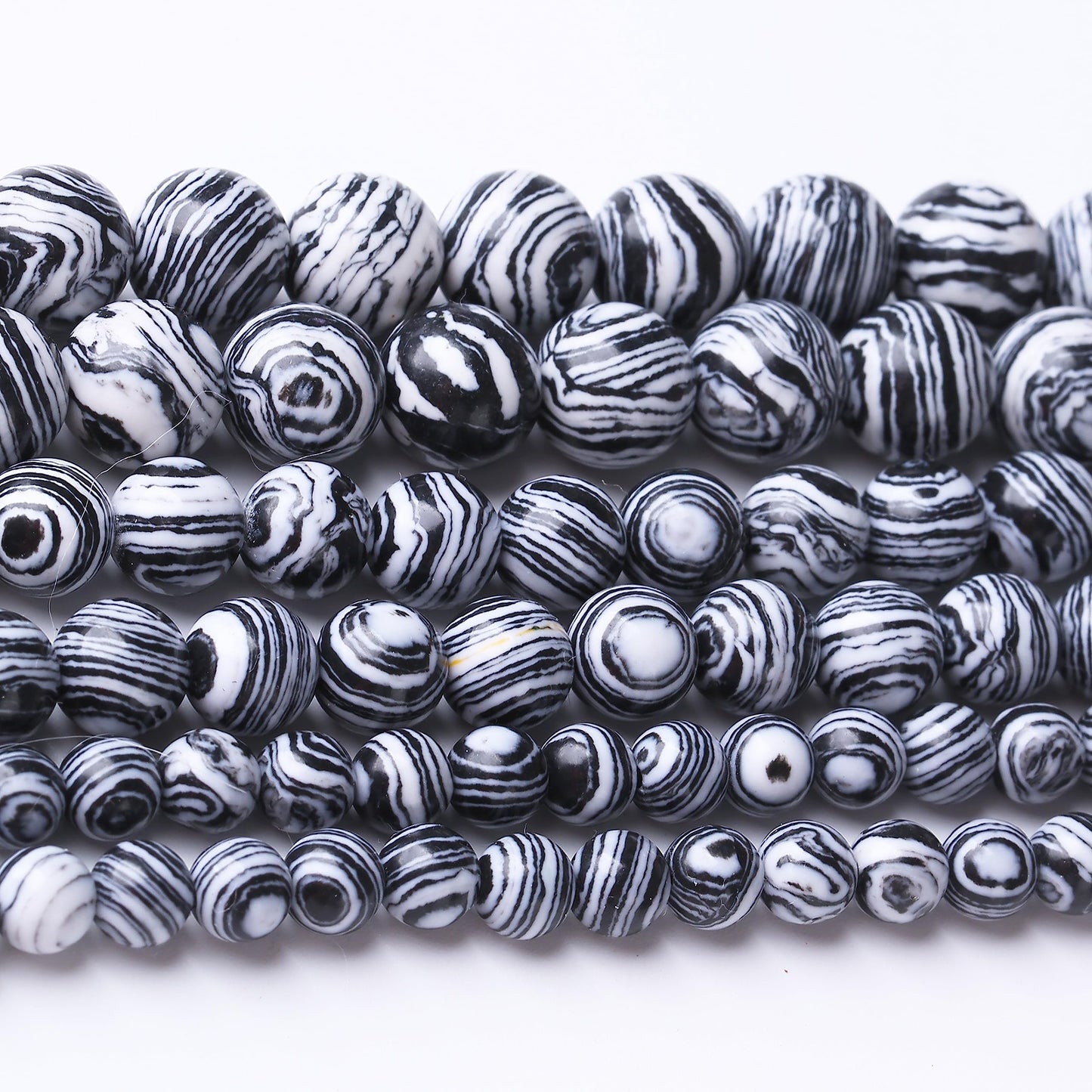 90PCS 4MM Black Malachite Beads Natural Gemstone Round Stone Beads for Jewelry Making DIY Energy Stone Healing Power Bracelet 15"