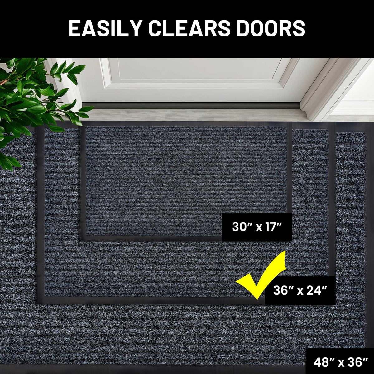 Front Door Mat (2 Count)