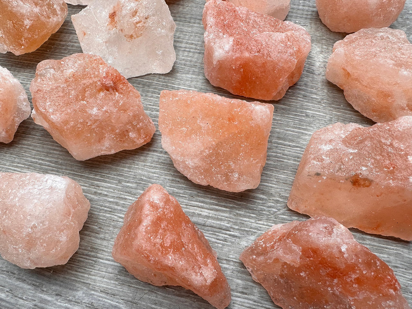 1 Pound Natural Himalayan Salt Chunks, Large Himalayan Salt Rough Crystals, Chunky Crystals, Pink Sea Salt, Crystal Rocks