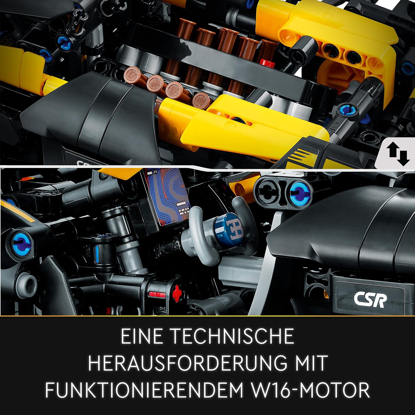 LEGO 42151 Technic Bugatti Car Toy Car Racing Model Car Collectible Iconic Vehicles from 9 Years Old