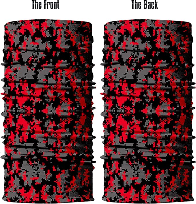 Obacle Neck Gaiter Face Mask Bandana for Dust Wind Sun Protection for Men Women