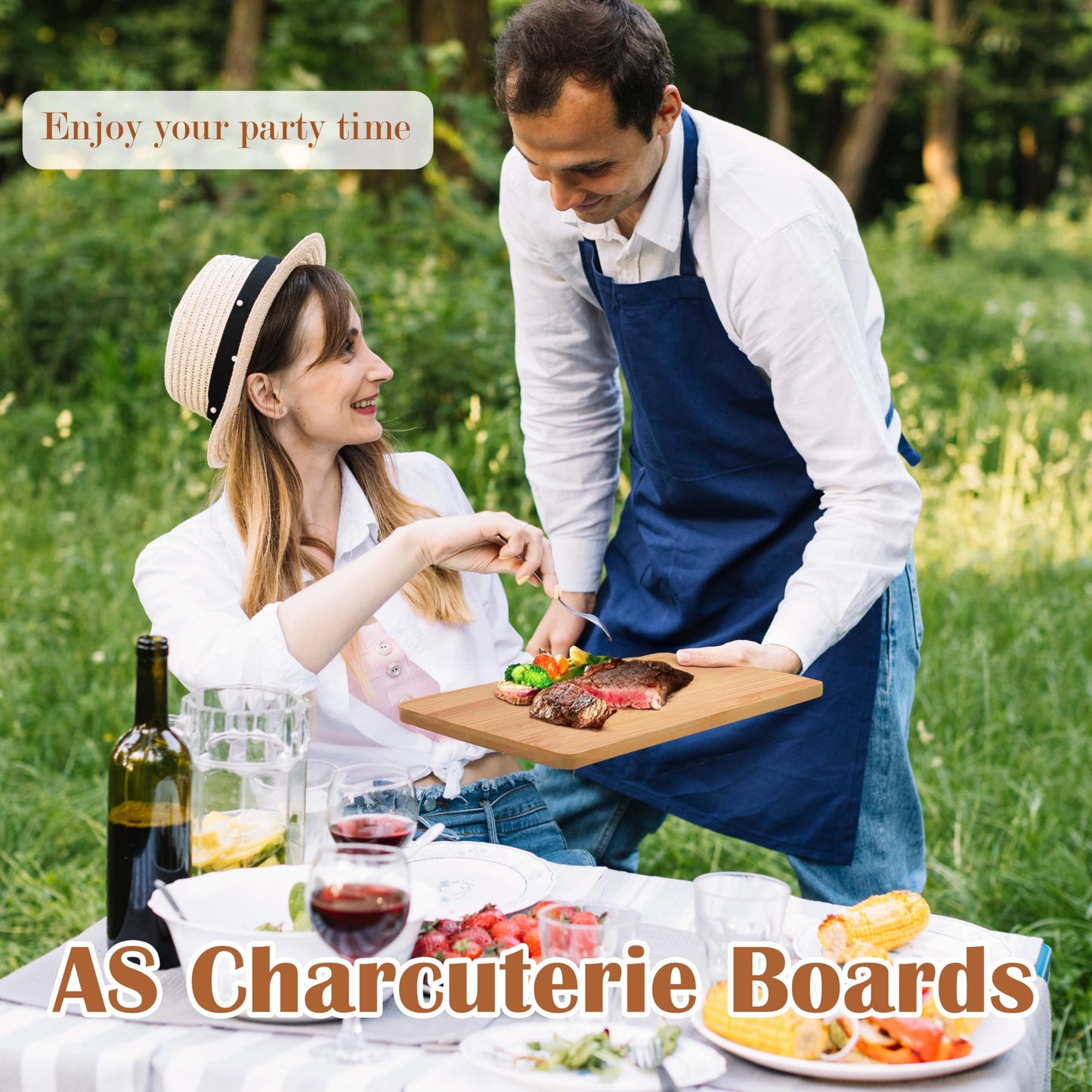WARDOS Funny Cutting Chopping Board, Don't Let Anyone Treat You Like Lunchmeat Your Charcuterie Decorative Bamboo Cutting Boards for Kitchen, Charcuterie Boards
