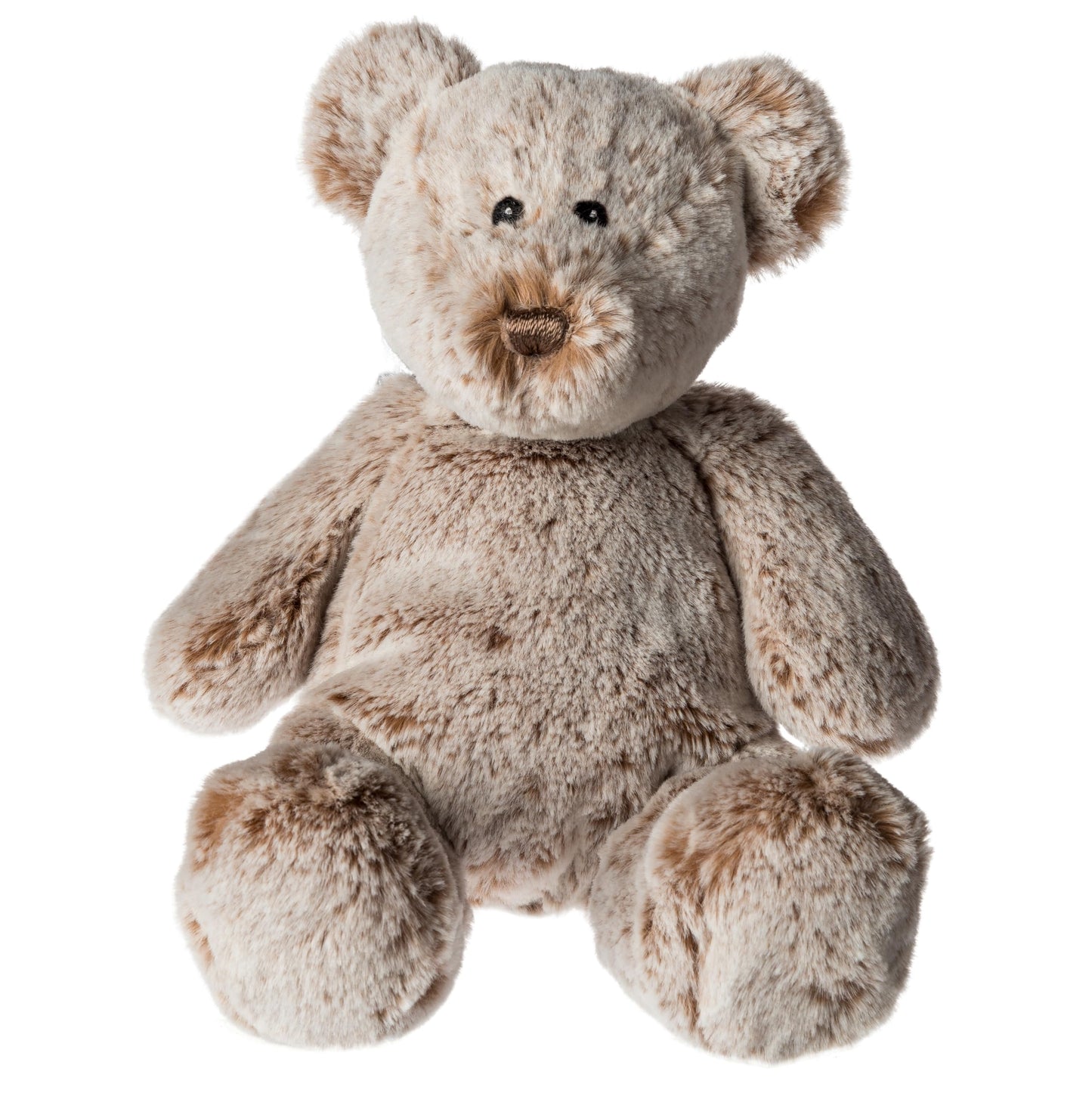 Mary Meyer Stuffed Animal Plush Soft Toy, 10-Inches, Luxey Loves Brown Teddy Bear