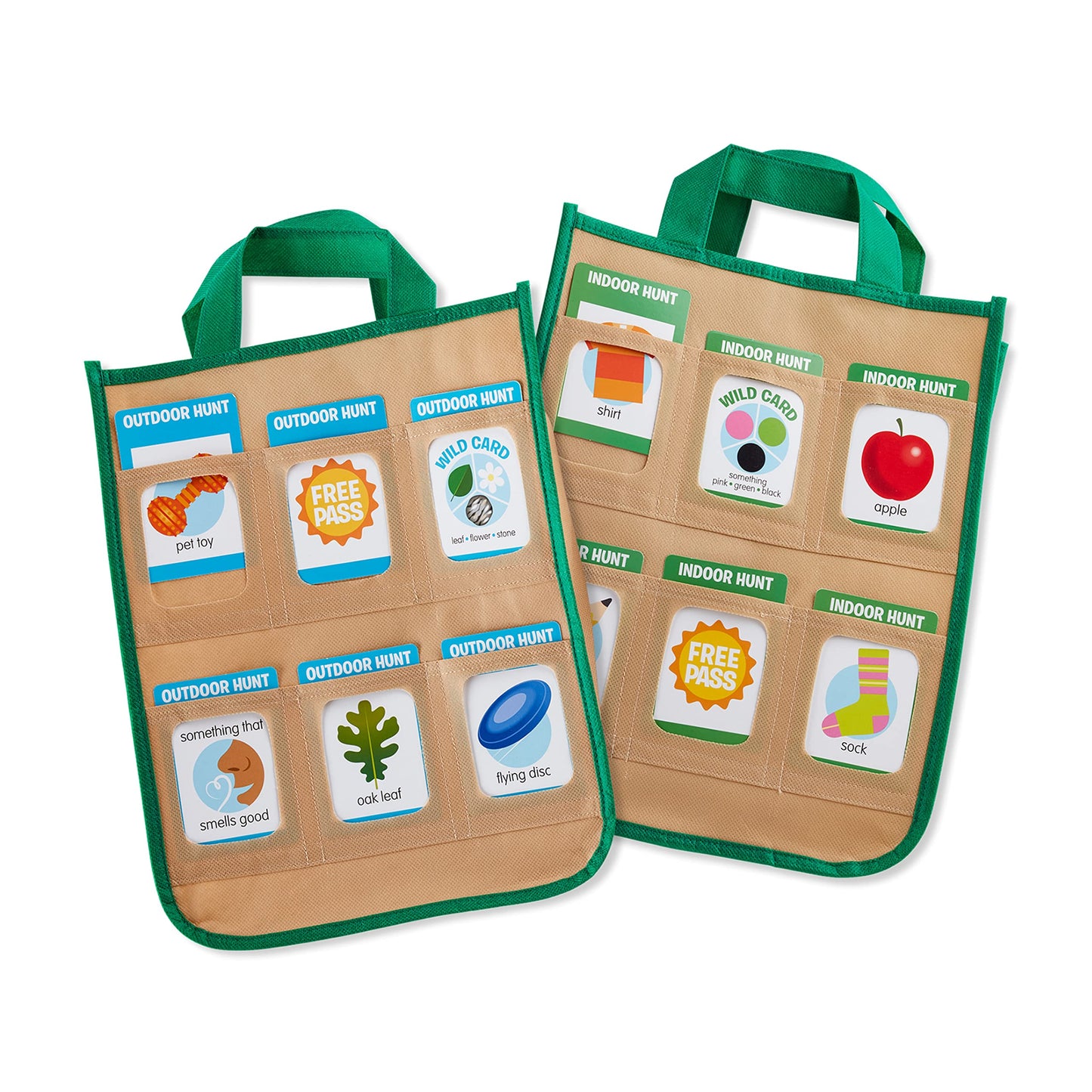 Melissa & Doug Let’s Explore Indoor/Outdoor Scavenger Hunt Play Set – 80 Double-Sided Cards