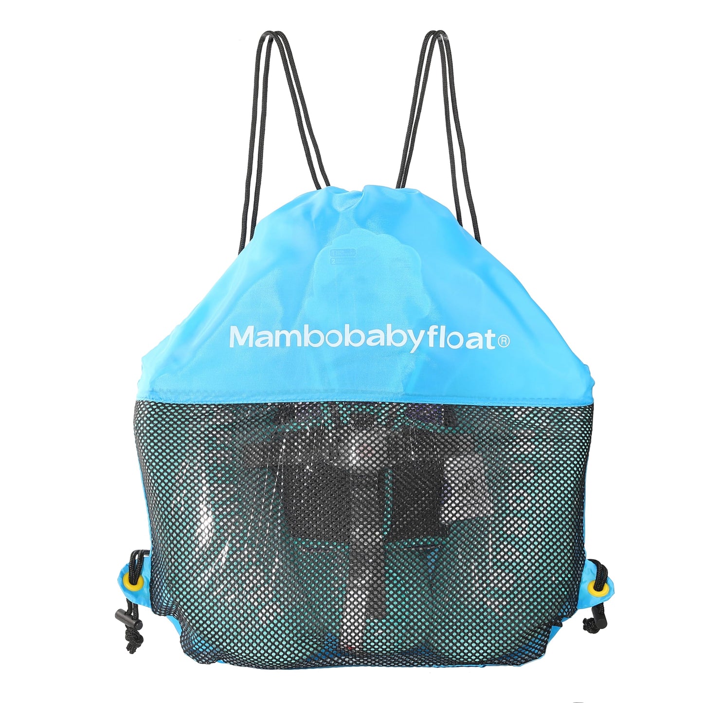 AnjeeIOT Mambobaby Float with Canopy Baby Float Non-Inflatable Baby Pool Float Solid Swimming Float Upgraded Add Tail Never Flip Over for Infant 3-24 Months, Rainbow Pink