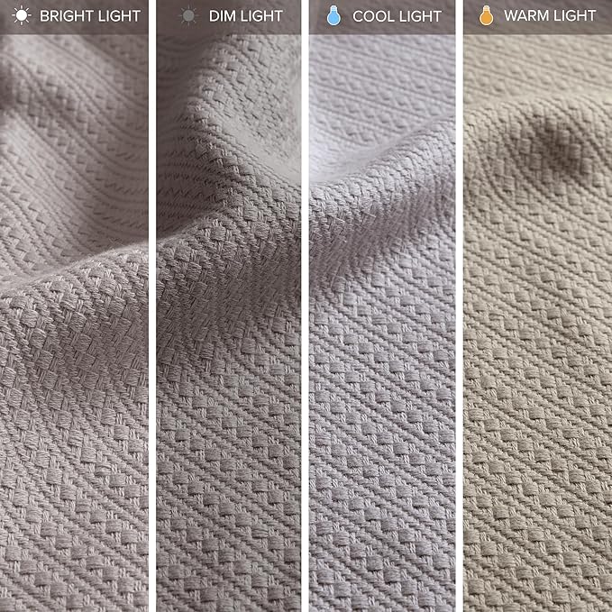 Madison Park Liquid Cotton Luxury Blanket Premium Soft Cozy 100% Ring Spun Cotton For Bed , Couch or Sofa, Full/Queen, Gray
