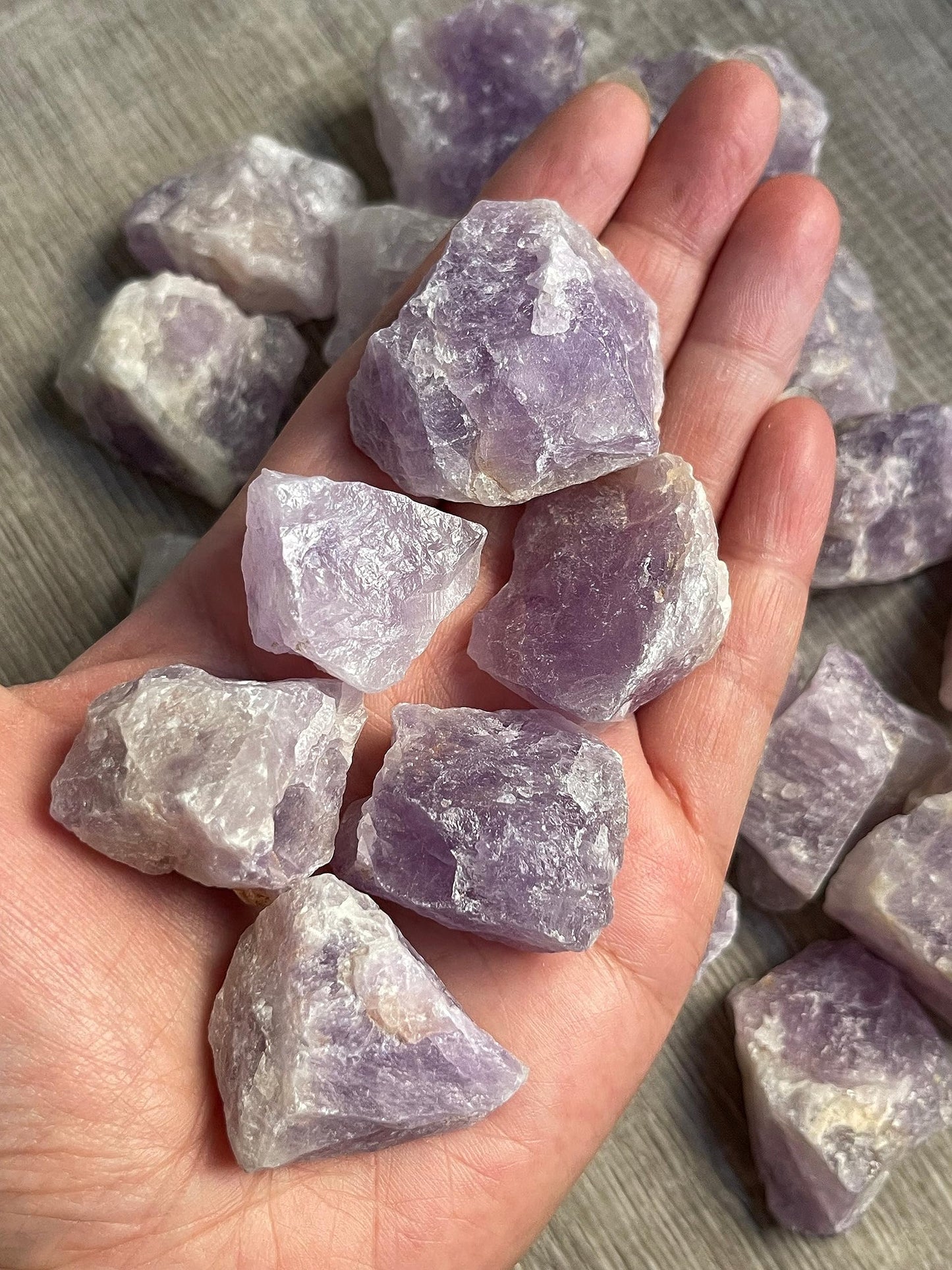 GAF TREASURES Wholesale Raw Amethyst Crystals, Natural Amethyst Stone, Natural Rough Amethyst Crystals, Amethyst Rough, Amethyst Healing Crystals (Amethyst, 0.5 Pound)