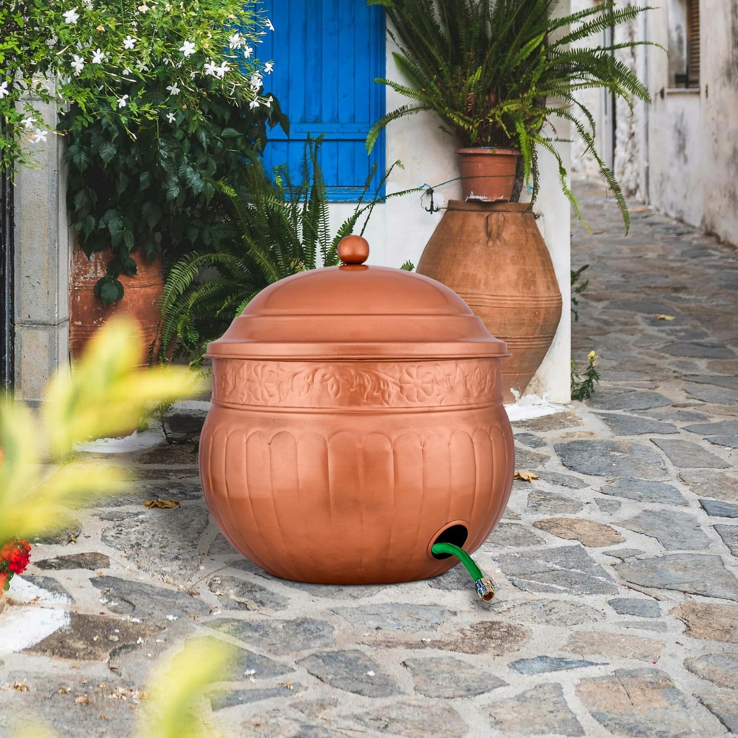 Hose Storage Pot for Outside