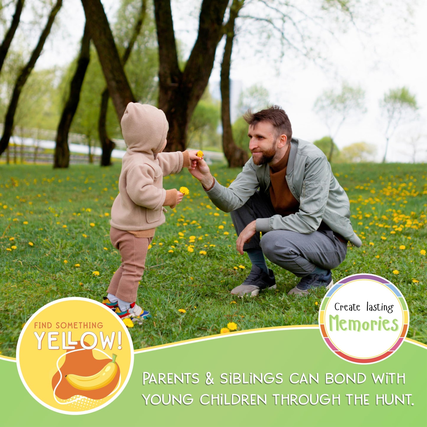 LMC Products Children's Scavenger Hunt | Toddler Activities | Games for 2, 3 Year Old's & Up | Kids Educational Scavenger Hunt Cards (Outdoor Edition - Expanded Version)