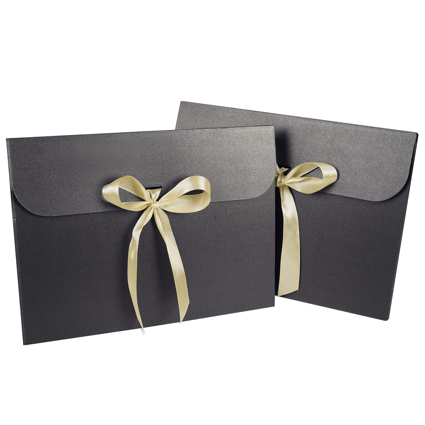10pcs Paper Envelope Gift Bags with Ribbon Bowknot Holiday Envelope Party Gift Card Packaging Bag Wedding Presents Box for Underwear Silk Scarf Greeting Cards