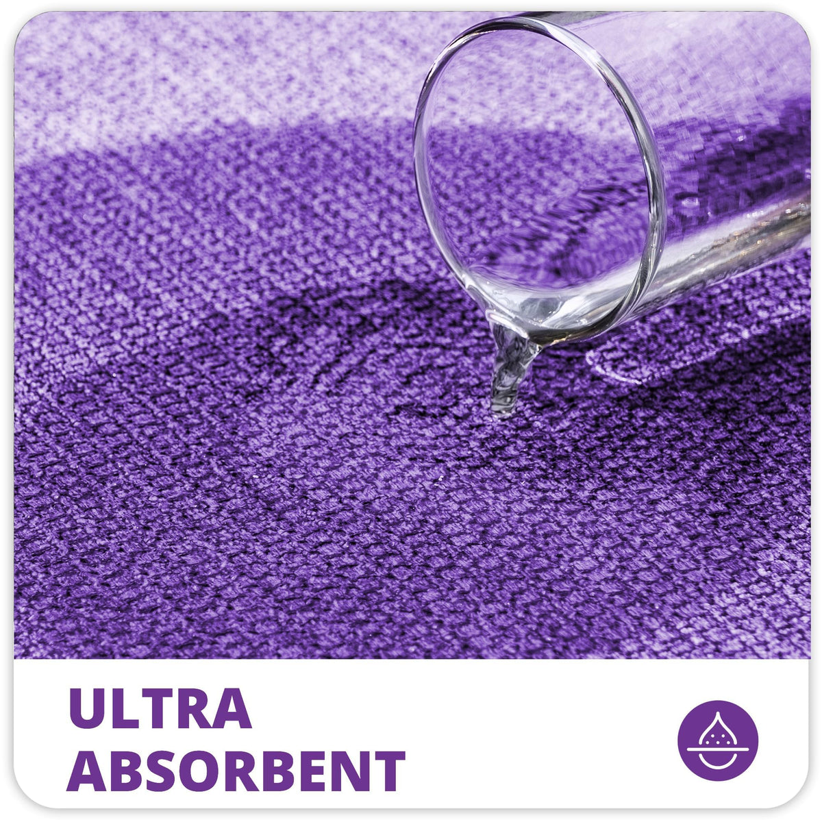 Bath Mat Ultra Thin Bathroom Runner Rugs (15 Sq Ft)
