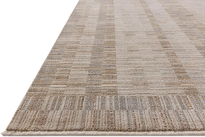 Loloi Amber Lewis Cali Collection CIL-05 Natural/Multi 6'-7" x 9'-2", .25" Pile Height, Area Rug