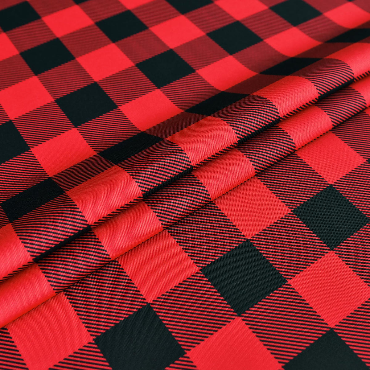 Waterproof Checkered Tablecloth Fabric
