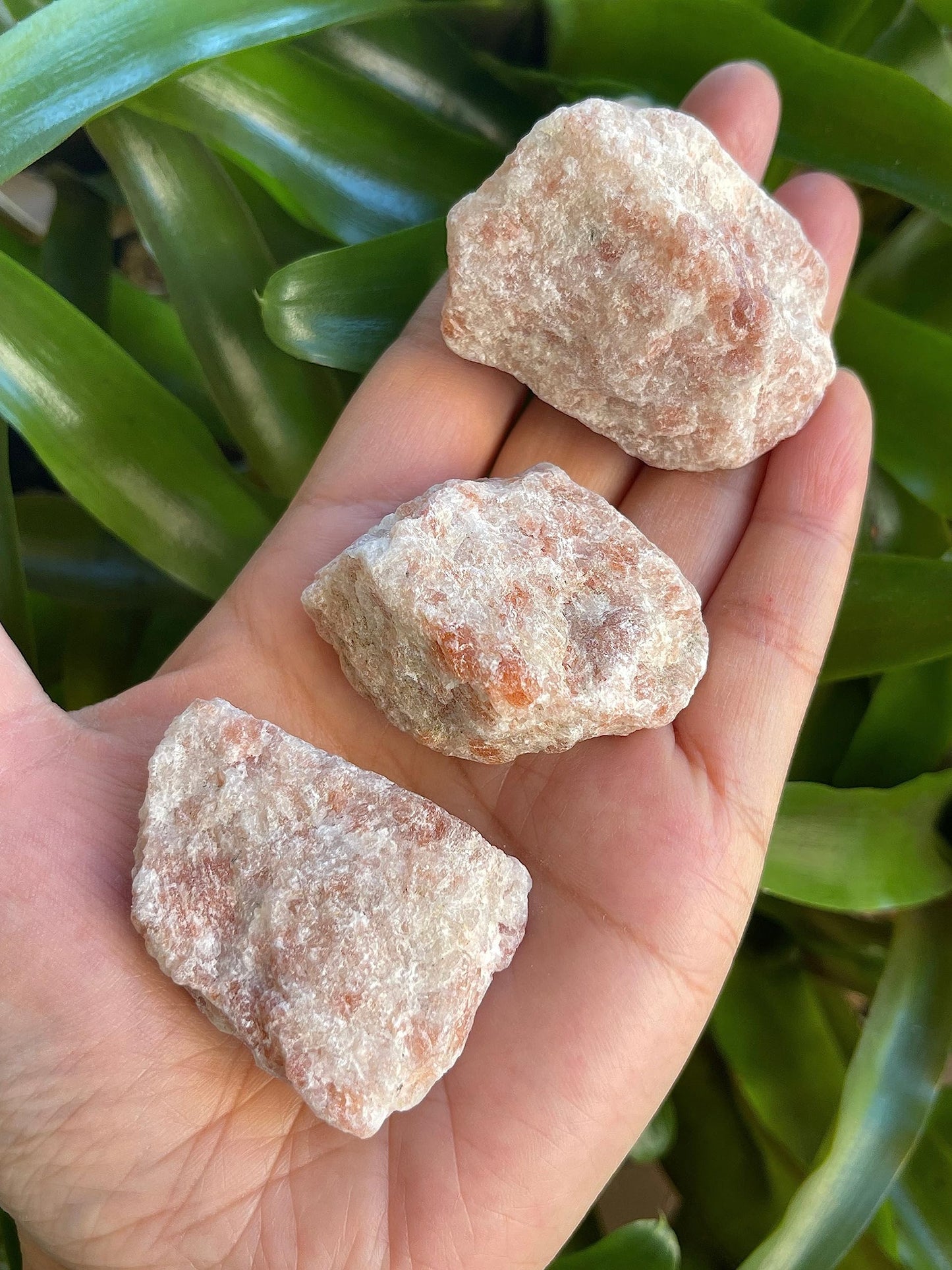 GAF TREASURES Wholesale Raw Sunstone, Natural Sunstone, Natural Rough Sunstone Crystals, Rough Sunstone, Sunstone Healing Crystals (Sunstone, 0.5 Pound)