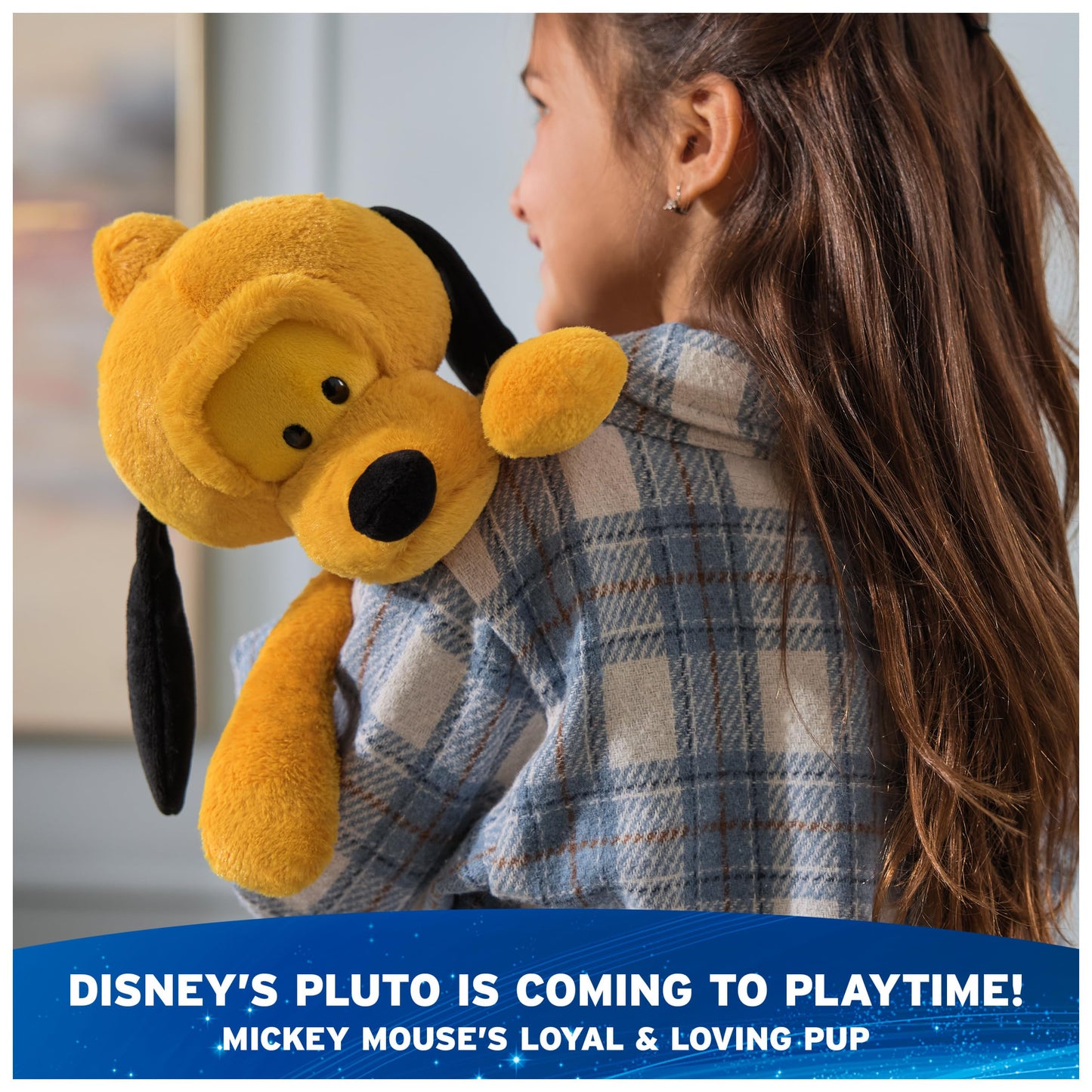 GUND Disney Official Pluto Toothpick Plush, Pluto Dog Stuffed Animal for Ages 1 and Up, Yellow, 15”