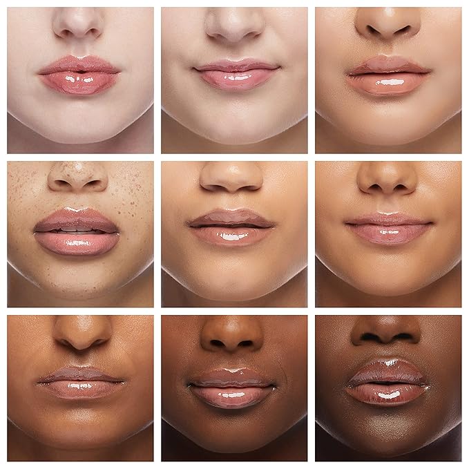 KISSIO Natural Lip Plumper,Lip Plumping Lip Gloss,Lips Plumper Gloss,Lip Plumper,Moisturizing& Reduce Fine Lines 5.5ml For Day Use