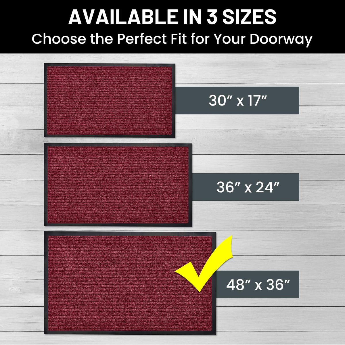Front Door Mat (2 Count)