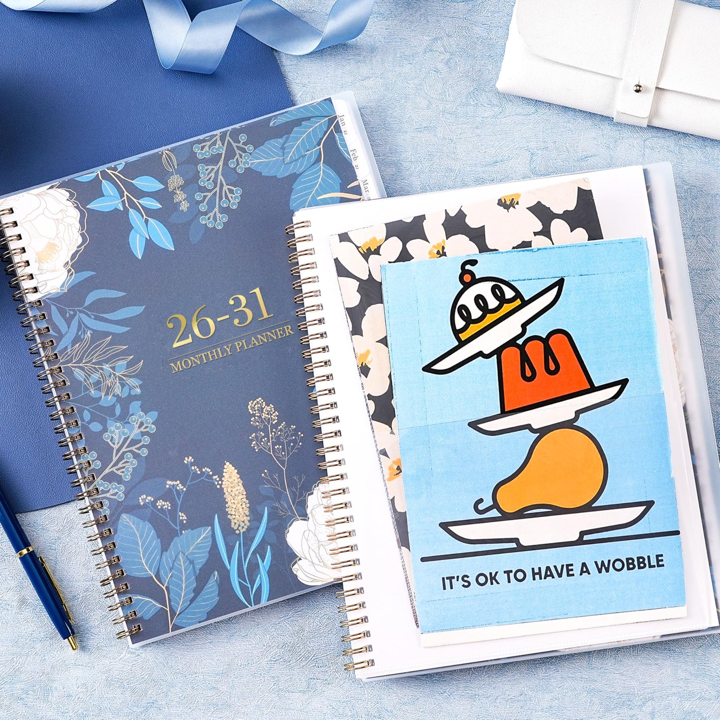 2026-2031 Monthly Planner - 5 Year Planner/Calendar 2026-2031, 11" x 9", 2026 Calendar Planner, Jul 2026 - Jun 2031, Tabs, Back Pocket, Holidays, Twin-Wire Binding, Note Pages