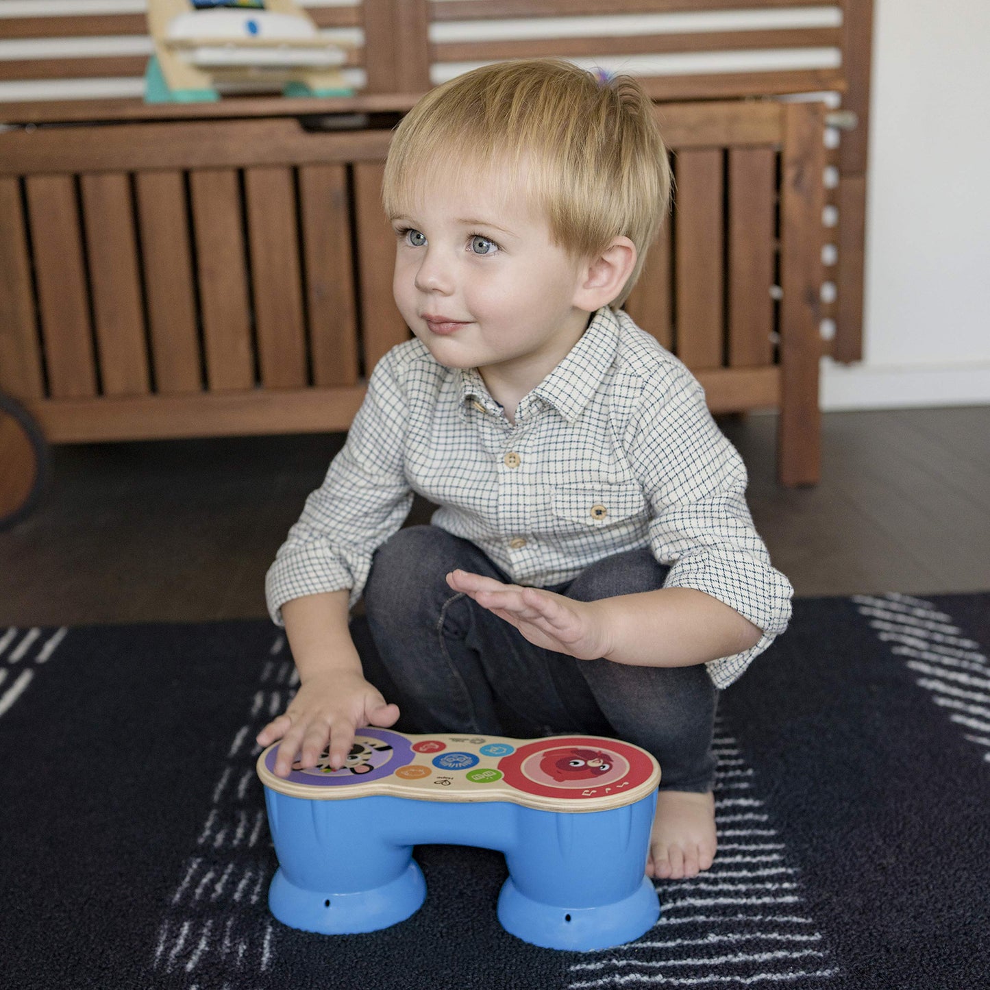 Baby Einstein First Tunes Drum & Shakers Musical Gift Set, with Maracas and Toy Drum, Ages 6 Months and Up