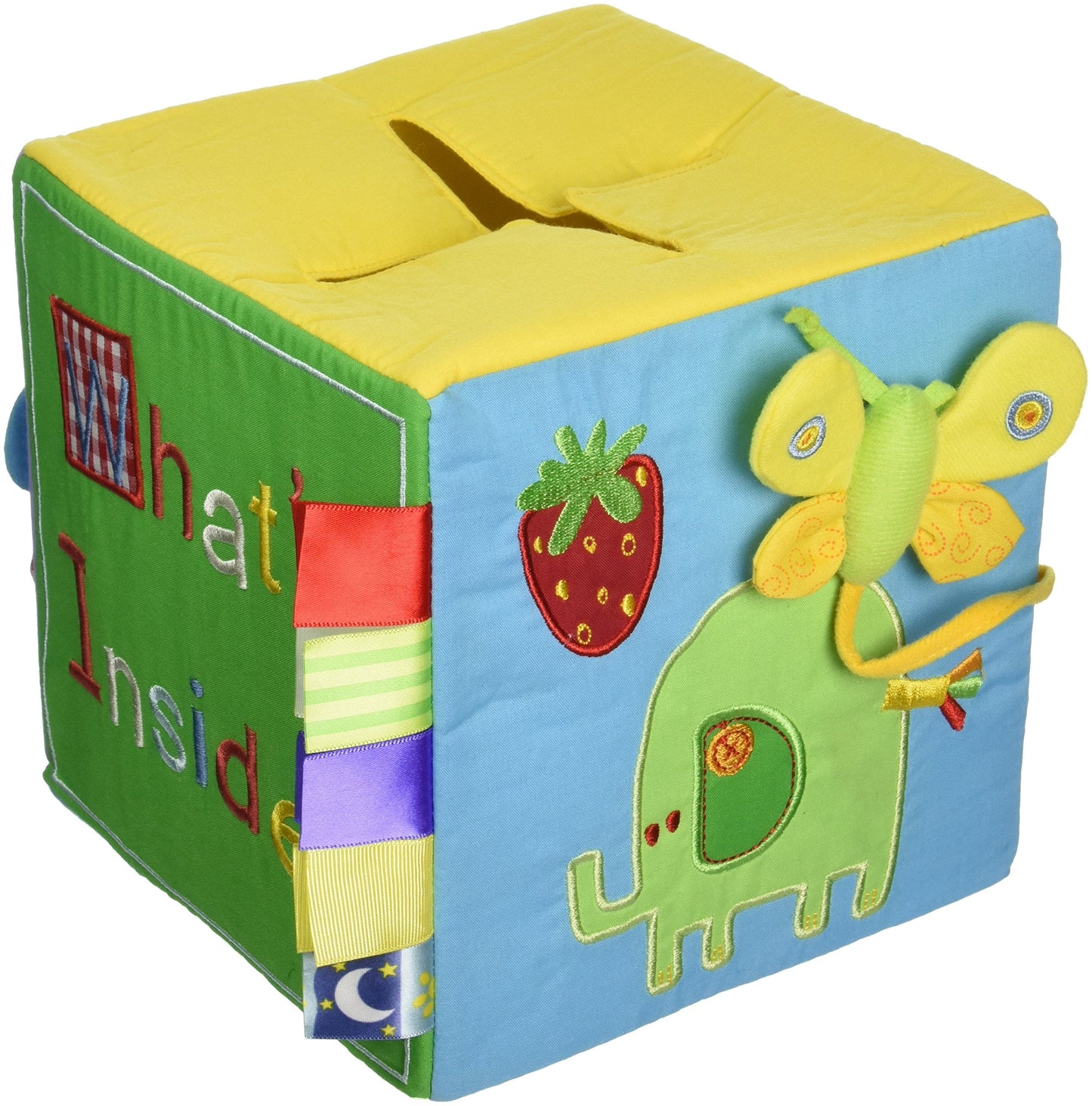 Whats Inside Box - What's in the Box Toy - 7 Surprise Pieces - Educational Sensory Toys, 7" Square, Larger and More Pieces Than Most, Perfect Size for Small Hands, for Babies, Toddlers