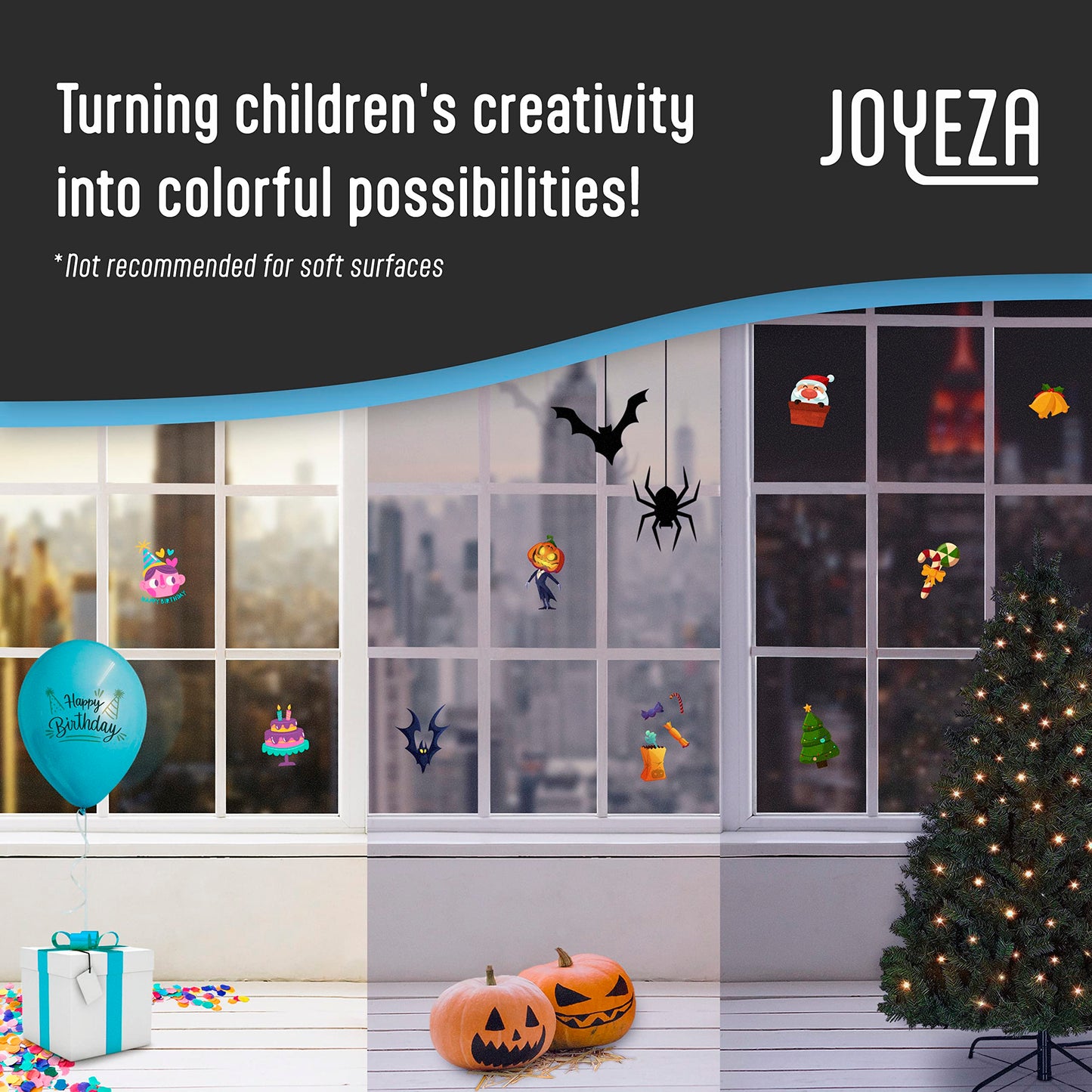 JOYEZA Premium Printable Vinyl Sticker Paper for Inkjet Printer - 25 Sheets Glossy White Waterproof, Dries Quickly Vivid Colors, Holds Ink Well - Inkjet & Laser Printer