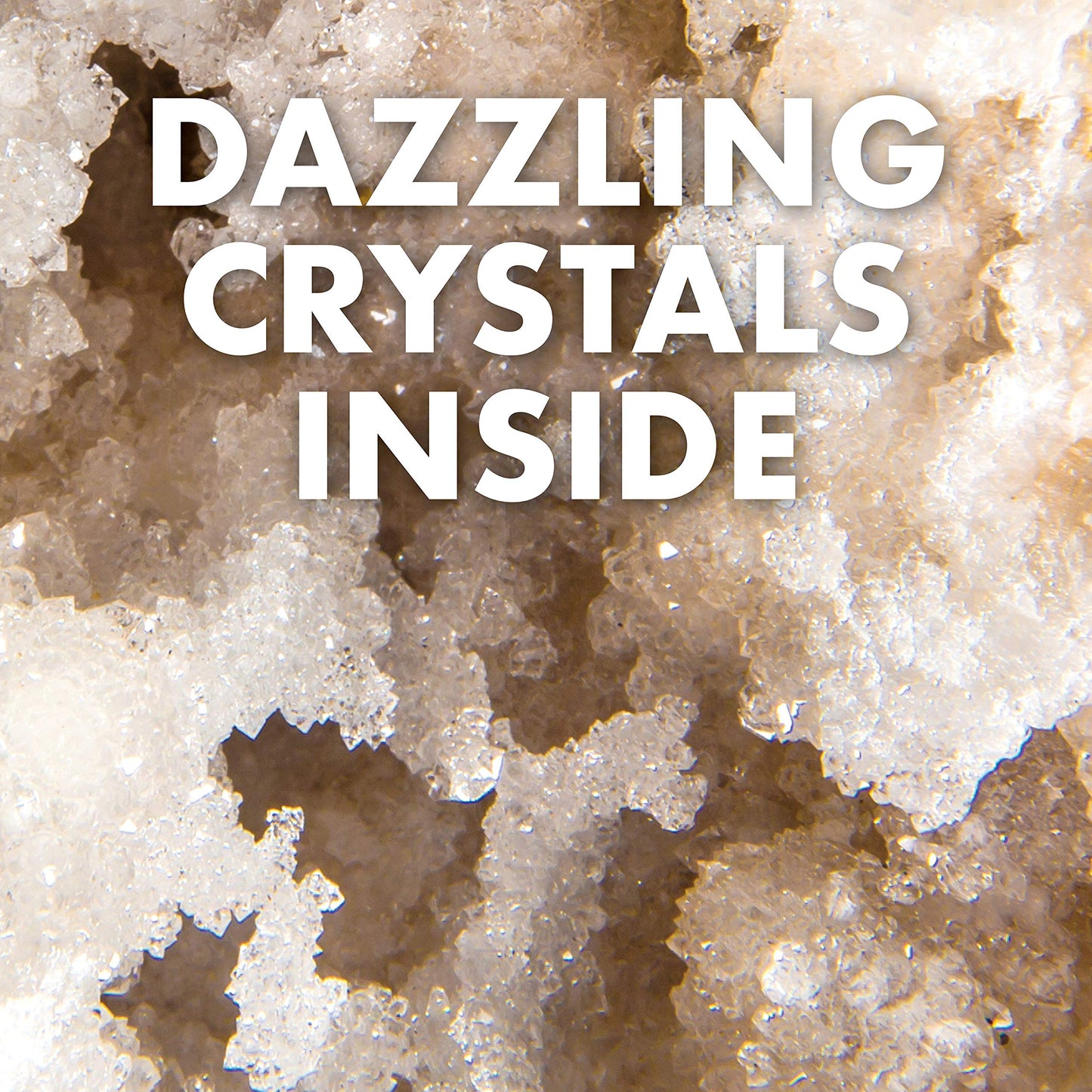 Blue Marble Break Open A Gigantic Geode – Break Your Own Large Geode with Crystals, Earth Science Kit for Kids to Learn Geology, Gifts for Rock Collectors, Cool Rocks for Boys and Girls