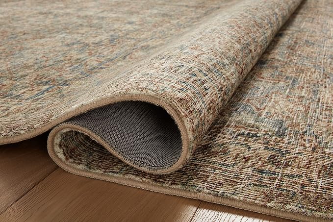 Loloi Amber Lewis Morgan Collection MOG-04 Sea/Sage 2'-3" x 11'-6" 38" Thick Runner Rug feat. CloudPile, Neutral, Room Décor, Vintage Inspired, Livingroom, Bedroom, Dining Area