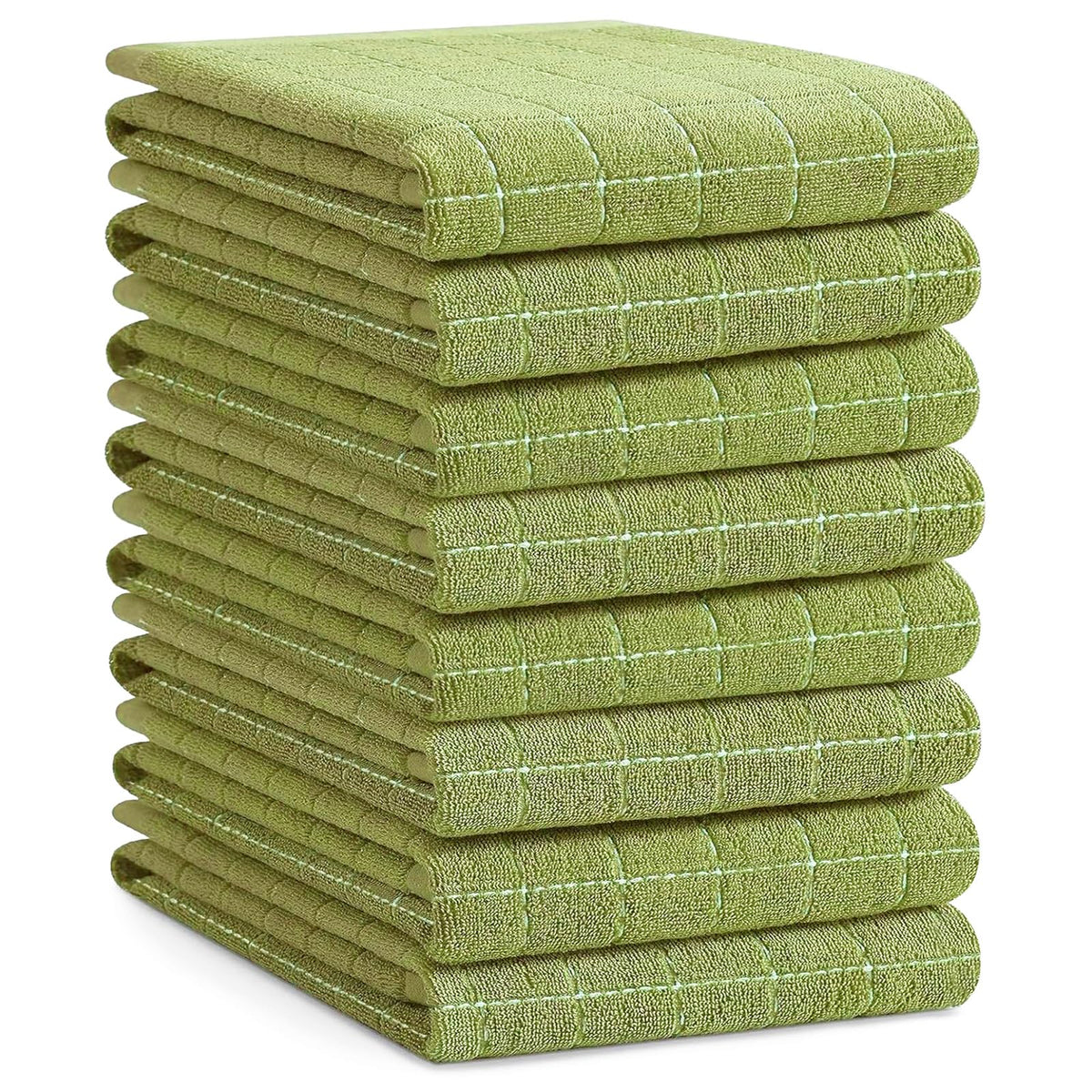 100% Cotton Terry Kitchen Towels (8 Count)