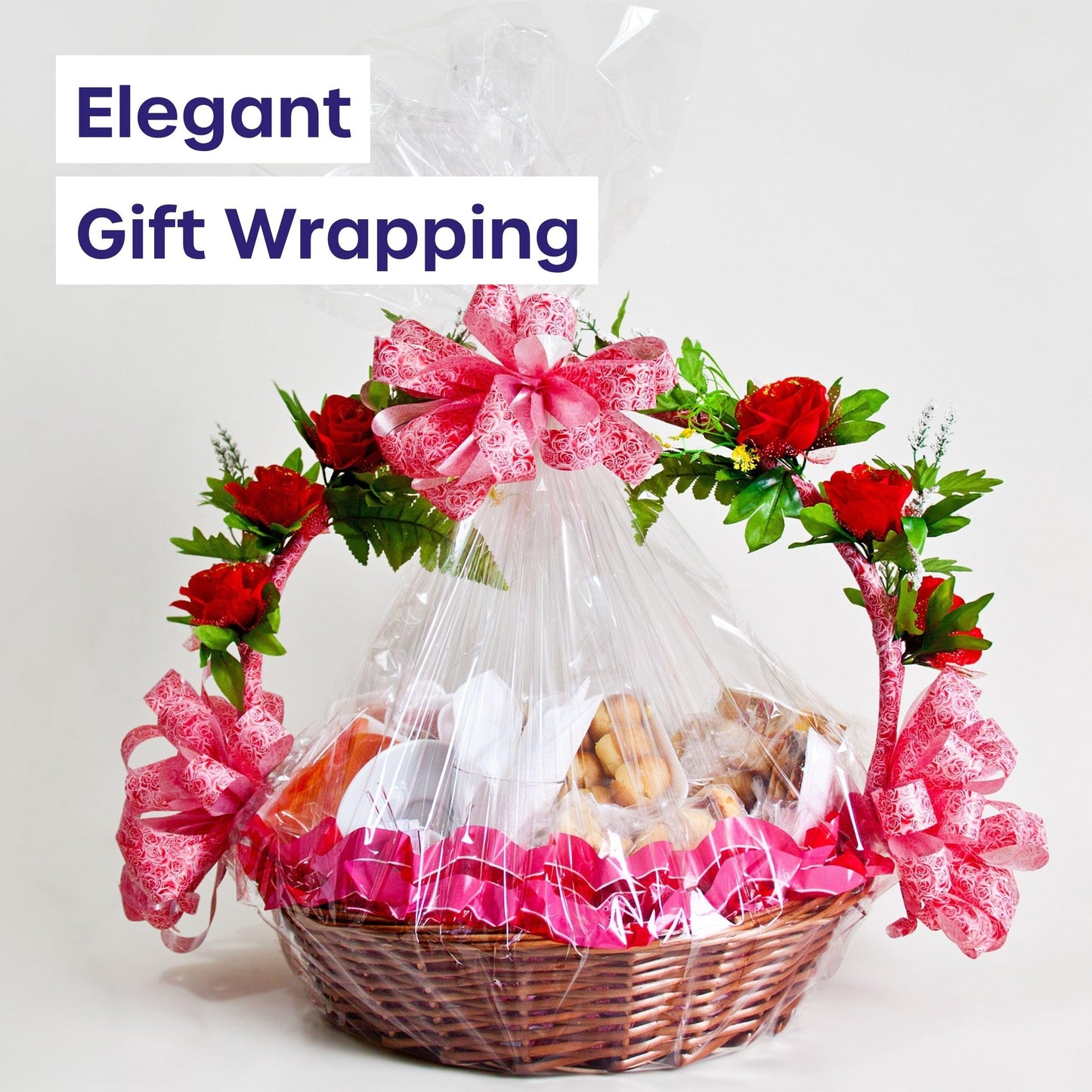 volila Clear Cellophane Wrap Roll (31.5 in x 100 ft) - 3 Mil Thick Cellophane Wrap for Gift Basket, Treats, Flower Wrapping, Clear Wrapping Paper (31.5" folds into 16")