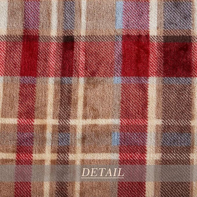 MERRYLIFE Throw Blanket Plaid| Ultra-Plush Soft Colorful Oversized | Decorative Couch Travel Blanket | King Size(90" 102", Love Urban)
