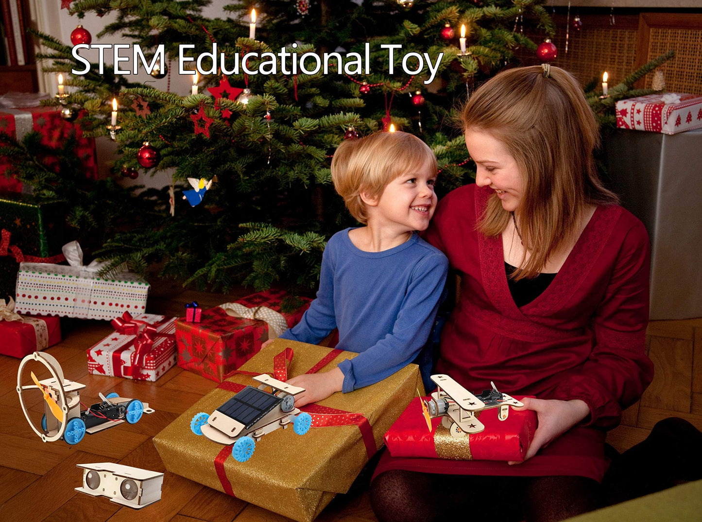 STEM Kits for Kids Age 8-10-12-14, Science Projects for Kids Ages 8-12, Stem Building Toys for Boys Age 8 9 10 12 13 14, Solar Car & STEM Activities Engineering Kits, Gifts for Boys