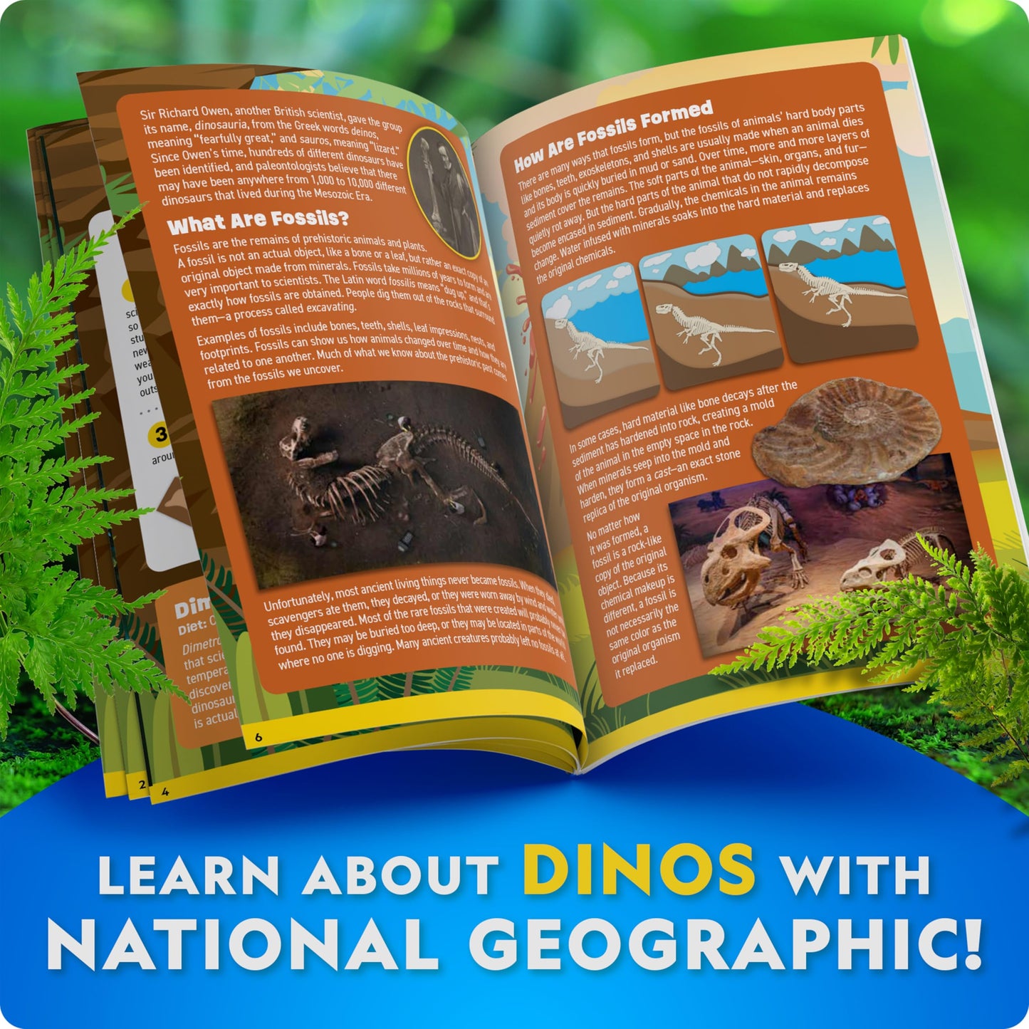 National Geographic Ultimate Dinosaur Activity Kit – 5 Hands-On Activities for Kids 4+, Build a Triceratops, Dig Out a T. Rex Tooth, Paint a Dino Car, Create Clay Dino Models