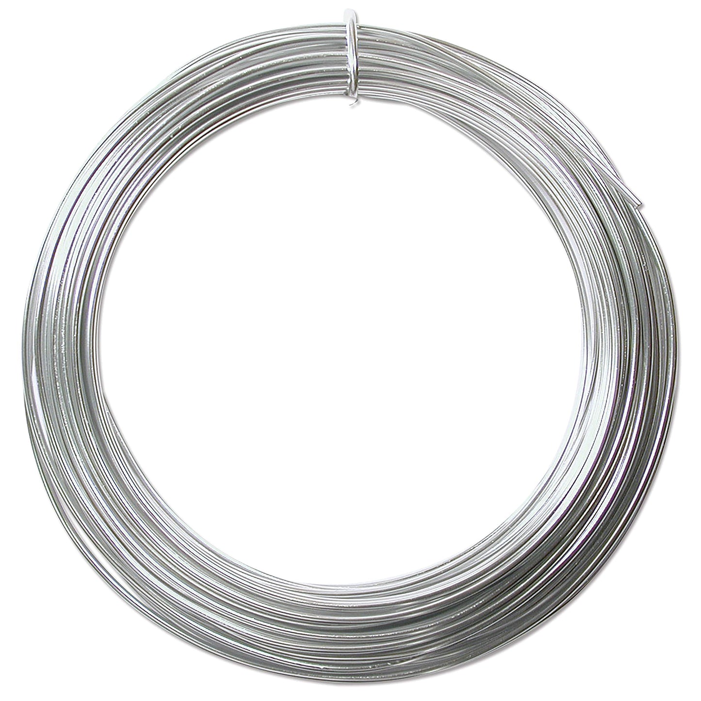 The Beadsmith Anodized Aluminum Wire – 12 Gauge – 39 feet – Silver Color – Bendable Craft Wire Used to Jewelry Making, Wire Wrapping, Sculpting, Floral, Modeling and Other DIY Arts & Crafts