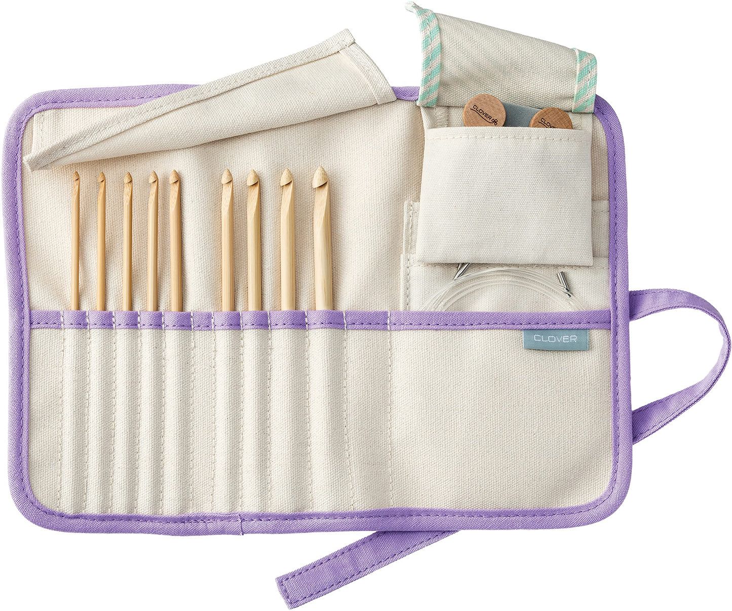 Clover Interchangeable Tunisian Crochet Hook "Takumi" Combo Set