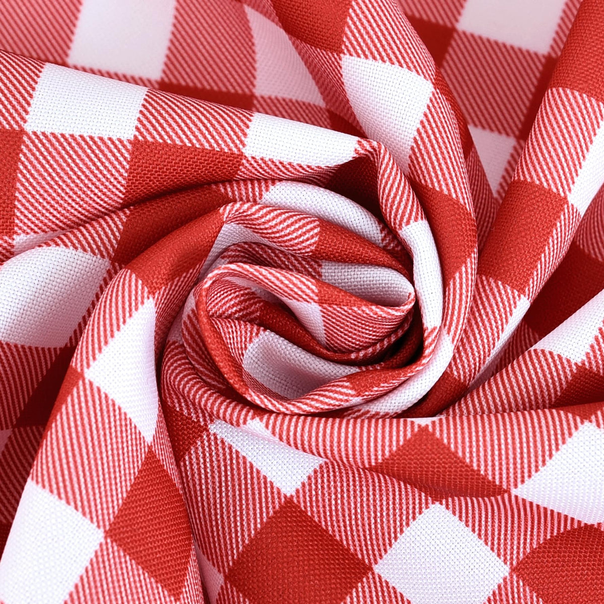 Classic Gingham Buffalo Tablecloth Fabric