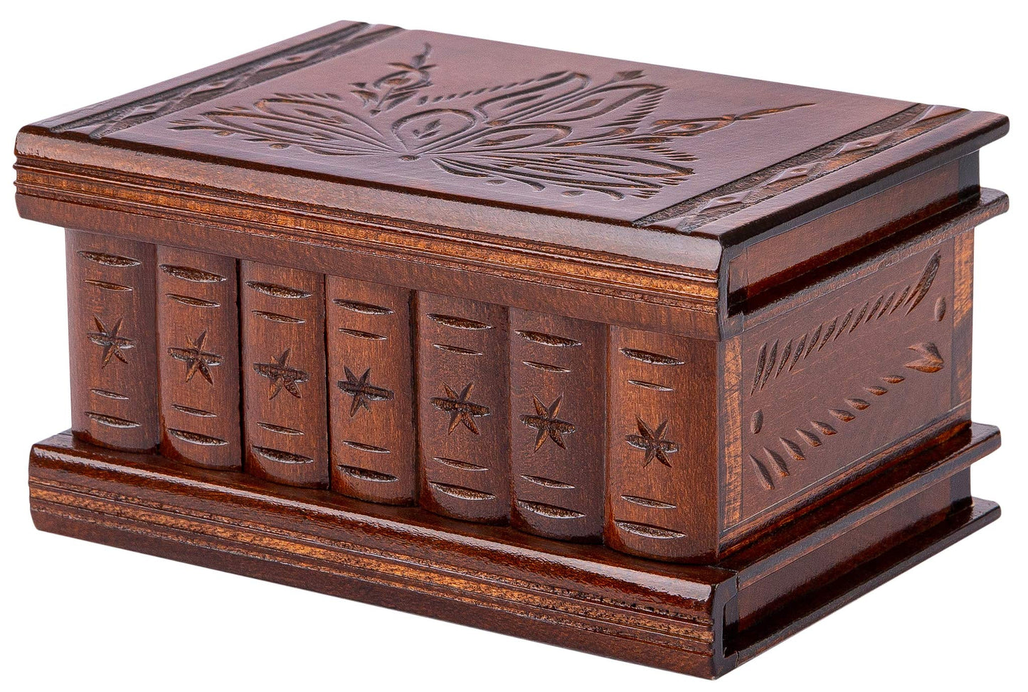 allboxesinoneplace Puzzle Box, Secret Wooden Puzzle Box with Hidden Compartments for Money, Gift Card, Escape Room